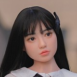 フルシリコン製ラブドール WAXDOLL 新型 142cm 貧乳  #G50ヘッド リアルメイク付き