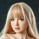 フルシリコン製ラブドール WAXDOLL 新型 142cm 貧乳  #G50ヘッド リアルメイク付き