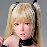 フルシリコン製ラブドール WAXDOLL 新型 142cm 貧乳  #G50ヘッド リアルメイク付き