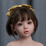 フルシリコン製ラブドール WAXDOLL 新型 110cm バスト平 R3ヘッド リアルメイク付き