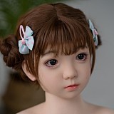 フルシリコン製ラブドール WAXDOLL 新型 110cm バスト平 R3ヘッド リアルメイク付き