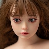 フルシリコン製ラブドール WAXDOLL 新型 110cm バスト平 R3ヘッド リアルメイク付き