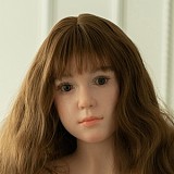 フルシリコン製ラブドール WAXDOLL 新型 142cm 貧乳  #G50ヘッド リアルメイク付き
