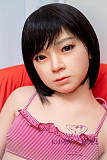 J-cute 133cm バスト平 AGD17 羽純（はずみ）ヘッド ラブドール ロり系 LL団 フルシリコン製 リアルドール ローズレッド下着