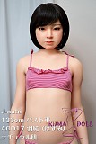 J-cute 133cm バスト平 AGD17 羽純（はずみ）ヘッド ラブドール ロり系 LL団 フルシリコン製 リアルドール ローズレッド下着