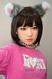 J-cute 133cm バスト平 AGD19 萌咲（もえ）ヘッド ラブドール ロり系 LL団 フルシリコン製 リアルドール 猫耳ヘアバンド