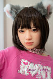 J-cute 133cm バスト平 AGD19 萌咲（もえ）ヘッド ラブドール ロり系 LL団 フルシリコン製 リアルドール 猫耳ヘアバンド