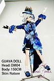 GUAVADOLL アニメドール ソフトビニール製ヘッド+TPE製ボディ 150cm Dカップ DM04芙卡洛斯 ヘッド M16ジョイント 他社と交換可能 138-150ＣＭのボディに適用 ナチュラル肌色