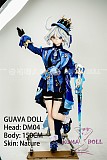 GUAVADOLL アニメドール ソフトビニール製ヘッド+TPE製ボディ 150cm Dカップ DM04芙卡洛斯 ヘッド M16ジョイント 他社と交換可能 138-150ＣＭのボディに適用 ナチュラル肌色