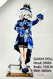 GUAVADOLL アニメドール ソフトビニール製ヘッド+TPE製ボディ 150cm Dカップ DM04芙卡洛斯 ヘッド M16ジョイント 他社と交換可能 138-150ＣＭのボディに適用 ナチュラル肌色