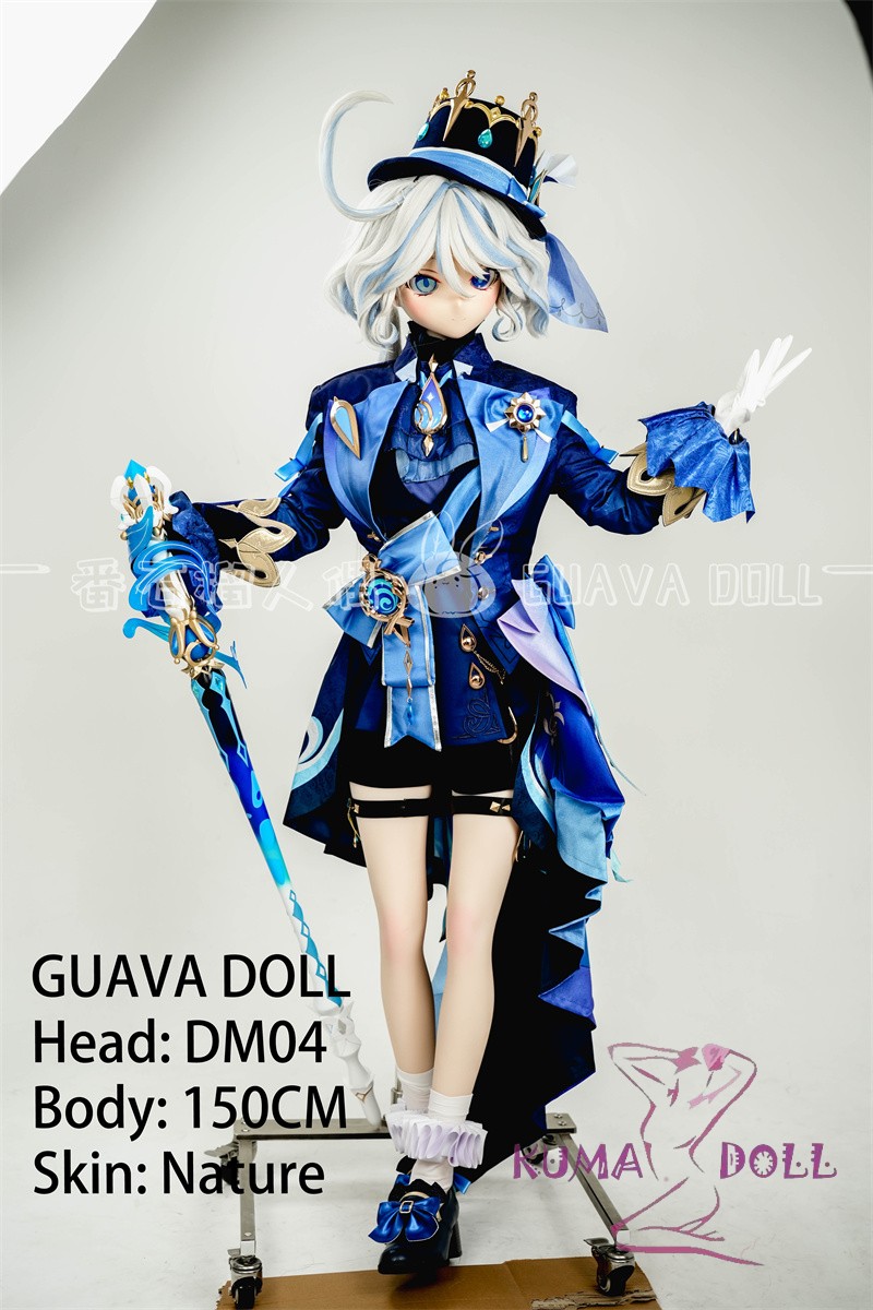 GUAVADOLL アニメドール ソフトビニール製ヘッド+TPE製ボディ 150cm Dカップ DM04芙卡洛斯 ヘッド M16ジョイント 他社と交換可能 138-150ＣＭのボディに適用 ナチュラル肌色