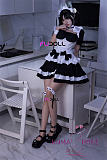 【超柔らかい超軽量版ボディ】フルシリコン製 FUDOLL 165cm Fカップ #32小北 口開閉機能+リアル口腔付き ラブドール メイド服