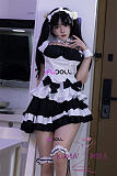 【超柔らかい超軽量版ボディ】フルシリコン製 FUDOLL 165cm Fカップ #32小北 口開閉機能+リアル口腔付き ラブドール メイド服