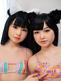 J-cute 149cm バスト平 AGD08 美郁（みく）ヘッド ラブドール フルシリコン製 リアルドール しろねこ 猫耳 LL団