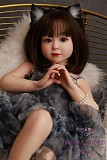 AXBDOLL 可愛い顔 フルシリコン製 GB02ヘッド+AT100-1ボディ ラブドール 新型100cm AAカップ 掲載画像のボディはリアルメイク付き