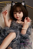 AXBDOLL 可愛い顔 フルシリコン製 GB02ヘッド+AT100-1ボディ ラブドール 新型100cm AAカップ 掲載画像のボディはリアルメイク付き