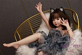 AXBDOLL 可愛い顔 フルシリコン製 GB02ヘッド+AT100-1ボディ ラブドール 新型100cm AAカップ 掲載画像のボディはリアルメイク付き