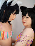 J-cute 149cm バスト平 AGD08 美郁（みく）ヘッド ラブドール フルシリコン製 リアルドール しろねこ 猫耳 LL団