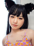 J-cute 149cm バスト平 AGD08 美郁（みく）ヘッド ラブドール フルシリコン製 リアルドール しろねこ 猫耳 LL団