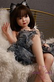 AXBDOLL 可愛い顔 フルシリコン製 GB02ヘッド+AT100-1ボディ ラブドール 新型100cm AAカップ 掲載画像のボディはリアルメイク付き