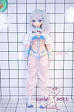 アニメドール ソフトビニール製ヘッド+シリコン製ボディ WM Dolls 140cm Bカップ #Y012ヘッド gogoショー服