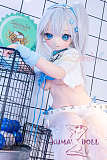 アニメドール ソフトビニール製ヘッド+シリコン製ボディ WM Dolls 140cm Bカップ #Y012ヘッド gogoショー服