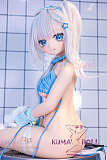 アニメドール ソフトビニール製ヘッド+シリコン製ボディ WM Dolls 140cm Bカップ #Y012ヘッド gogoショー服