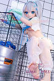 アニメドール ソフトビニール製ヘッド+シリコン製ボディ WM Dolls 140cm Bカップ #Y012ヘッド gogoショー服