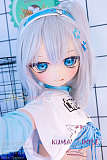 アニメドール ソフトビニール製ヘッド+シリコン製ボディ WM Dolls 140cm Bカップ #Y012ヘッド gogoショー服