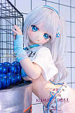 アニメドール ソフトビニール製ヘッド+シリコン製ボディ WM Dolls 140cm Bカップ #Y012ヘッド gogoショー服