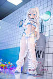 アニメドール ソフトビニール製ヘッド+シリコン製ボディ WM Dolls 140cm Bカップ #Y012ヘッド gogoショー服
