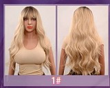 TPE製ラブドール WM Dolls 168cm Eカップ #443 金色カールヘア美人