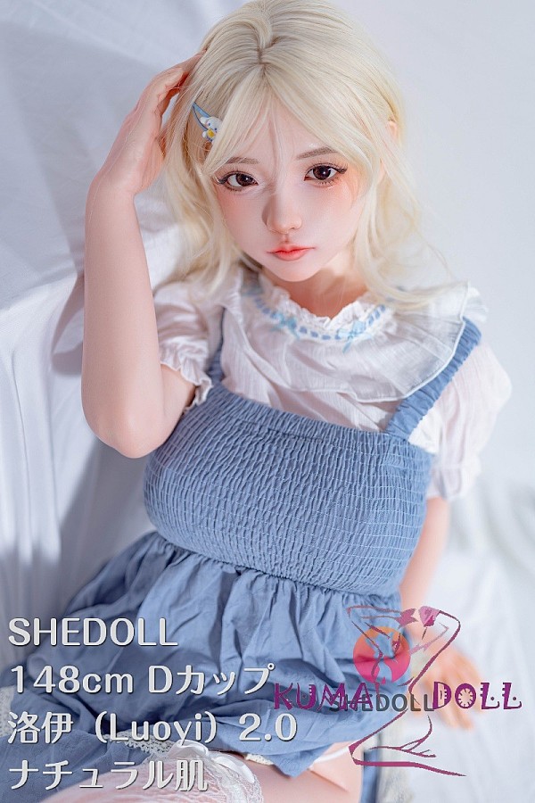 SHEDOLL 148cm Dカップ 洛伊（Luoyi）2.0 メイク③ラブドール  金髪妖精 ボディー材質など選択可能 カスタマイズ可能 掲載画像はフルシリコン製