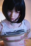 フルシリコン製ラブドール WAXDOLL  142cm 貧乳 GD09ヘッド リアルメイク付き 拘束された少女