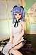 Mini Doll ミニドール セックス可能 60cm普通乳フルシリコン 甘羽 ヘッド 身長選択可能 白いチャイナドレス レディ
