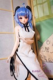 Mini Doll ミニドール セックス可能 60cm普通乳フルシリコン 甘羽 ヘッド 身長選択可能 白いチャイナドレス レディ