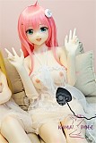 Aotume Doll シリコン頭部+TPE材質ボディ アニメドール 145cm Dカップ #114ヘッド 可愛い女の子 ピンク髪