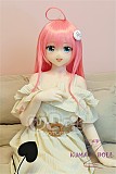 Aotume Doll シリコン頭部+TPE材質ボディ アニメドール 145cm Dカップ #114ヘッド 可愛い女の子 ピンク髪