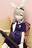 Aotume Doll ラブドール アニメドール 135cm Bカップ #115 新発売 掲載画像はTPE材質 クールな女の子 海軍風の女子学生服