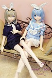 Aotume Doll ラブドール アニメドール 135cm AAカップ 细身タイプ #116 掲載画像はTPE材質 可愛い女の子 ブルー髪