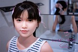J-cute 133cm バスト平 AGD07 唯（ゆい）ヘッド ラブドール 清楚女の子  ストライプの半袖 フルシリコン製 リアルドール LL団