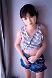 J-cute 133cm バスト平 AGD07 唯（ゆい）ヘッド ラブドール 清楚女の子  ストライプの半袖 フルシリコン製 リアルドール LL団