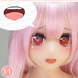 Aotume Doll シリコン頭部+TPE材質ボディ アニメドール 145cm Dカップ #114ヘッド 可愛い女の子 ピンク髪