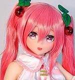 Aotume Doll シリコン頭部+TPE材質ボディ アニメドール 145cm Dカップ #114ヘッド 可愛い女の子 ピンク髪