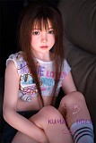 フルシリコン製ラブドール WAXDOLL 142cm 貧乳 GD06ヘッド リアルメイク付き そばかすある少女 可愛い