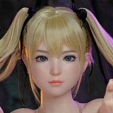 フルシリコン製ラブドール WAXDOLL 142cm 貧乳 GD06ヘッド リアルメイク付き そばかすある少女 可愛い
