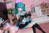 【即納・国内発送・送料無料】MOZU DOLL 85cm Aカップ 小音ちゃん ソフトビニール製頭部 TPE製ボディ 肌色＆眼球色＆メイク＆ウィッグ＆衣装は宣材写真と同じ  6kg
