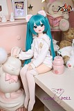 【即納・国内発送・送料無料】MOZU DOLL 85cm Aカップ 小音ちゃん ソフトビニール製頭部 TPE製ボディ 肌色＆眼球色＆メイク＆ウィッグ＆衣装は宣材写真と同じ  6kg