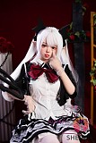 【超擬真の肌テクスチャ選択可】SHEDOLL 148cm Dカップ 朵朵（DuoDuo）2.0 ヘッド ラブドール ボディー材質など選択可 掲載画像はシリコンヘッド＋TPE製ボディ 小悪魔 白髪