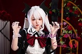 【超擬真の肌テクスチャ選択可】SHEDOLL 148cm Dカップ 朵朵（DuoDuo）2.0 ヘッド ラブドール ボディー材質など選択可 掲載画像はシリコンヘッド＋TPE製ボディ 小悪魔 白髪